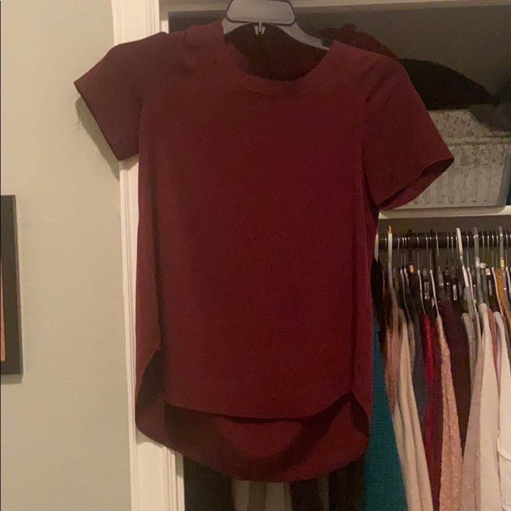Maroon blouse